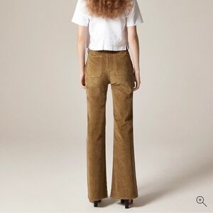 J.Crew Sunlit Olive Vintage Flare Corduroy Pants High Rise 28T Tall